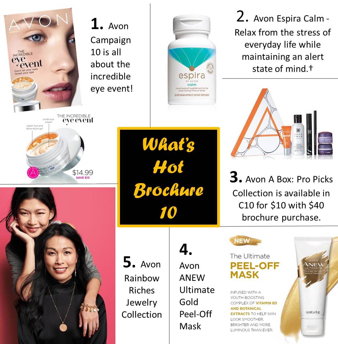 Erica's Fashion & Beauty Avon Campaign 10 2018 What's Hot