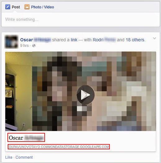 Falso video para adultos se propaga masivamente a través de la red social Facebook