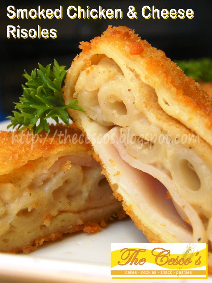 degustation menu from the Cesco's: Smoked Chicken & Cheese Risoles