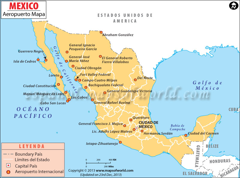 Códigos IATA en México