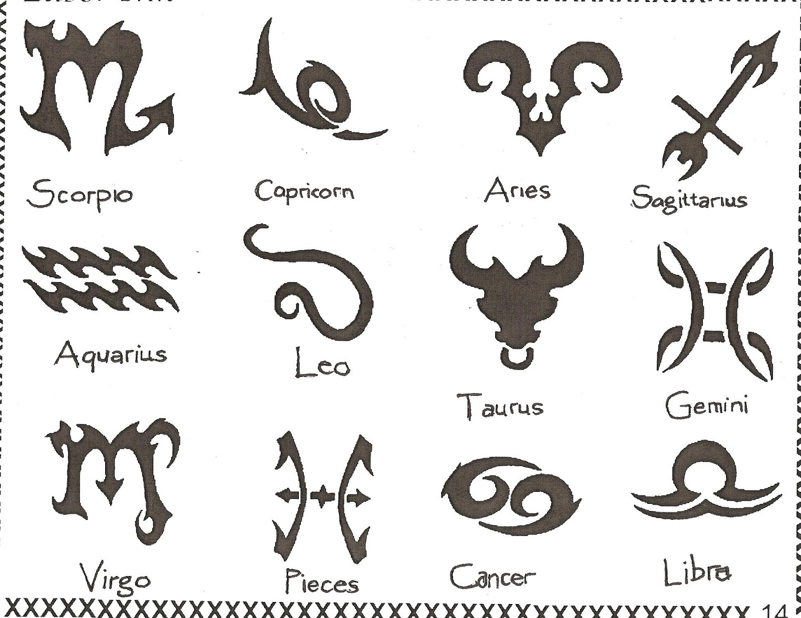 Zodiac Sign Tattoo Ideas - wide 4