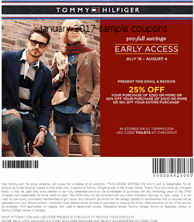Tommy Hilfiger Coupons Tommy Hilfiger Coupons