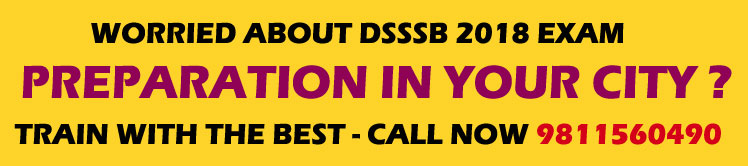 DSSSB Coaching Institute in Delhi NCR DSSSB Coaching Classes