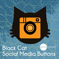 Black Cat Social Media buttons | download at I Gotta Create! Black Cat Social Media buttons | download at I Gotta Create!