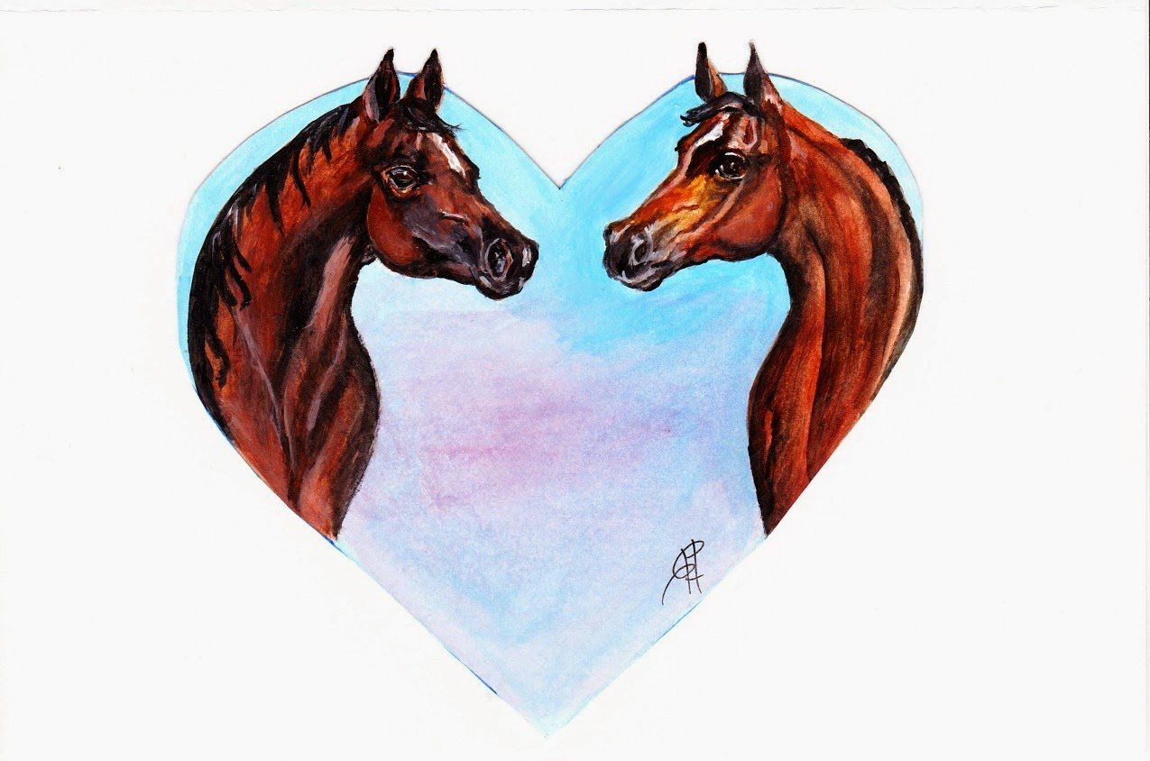 Free Printable Horse Valentines Card