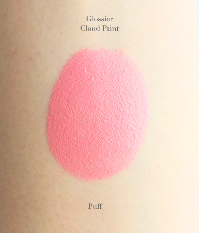 Glossier Cloud Paint Puff swatch