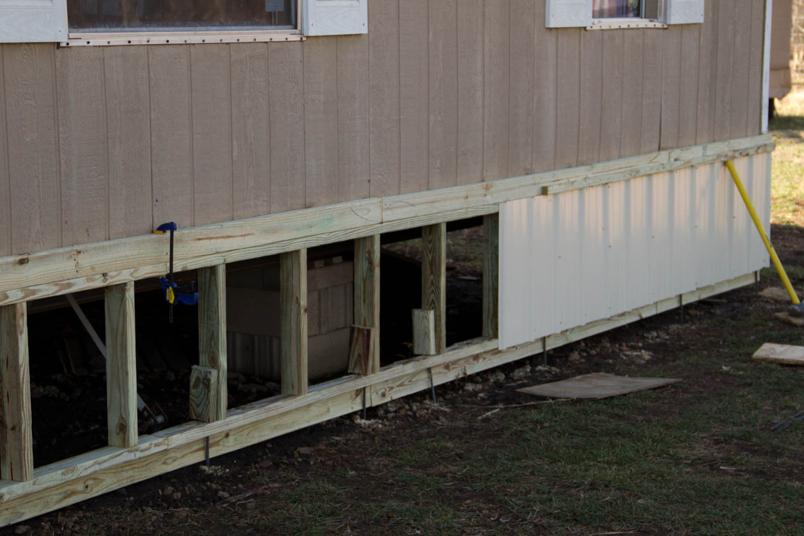 Tiny House Homestead Skirting a Tiny House Why and How