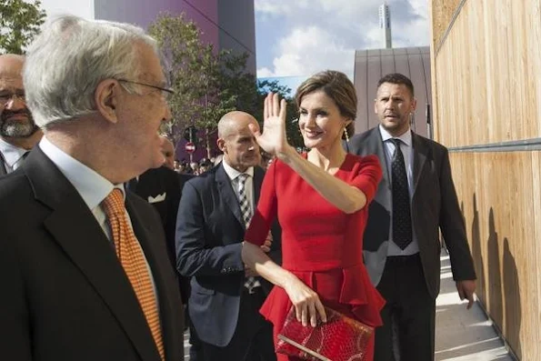 Queen Letizia of Spain and UN Secretary-General Ban Ki-moon and General Director of the FAO (UN's Food and Agriculture Organisation) Jose Graziano Da Silva attends the ceremony marking the 70th anniversary of FAO (UN's Food and Agriculture Organisation) the World Food Day