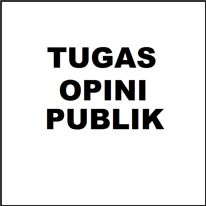 Makalah Opini Publik Tugas Kimochi
