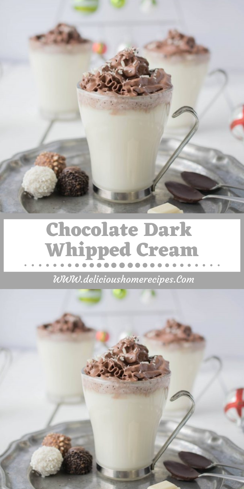 Chocolate Dark Whipped Cream Chocolate Dark Whipped Cream