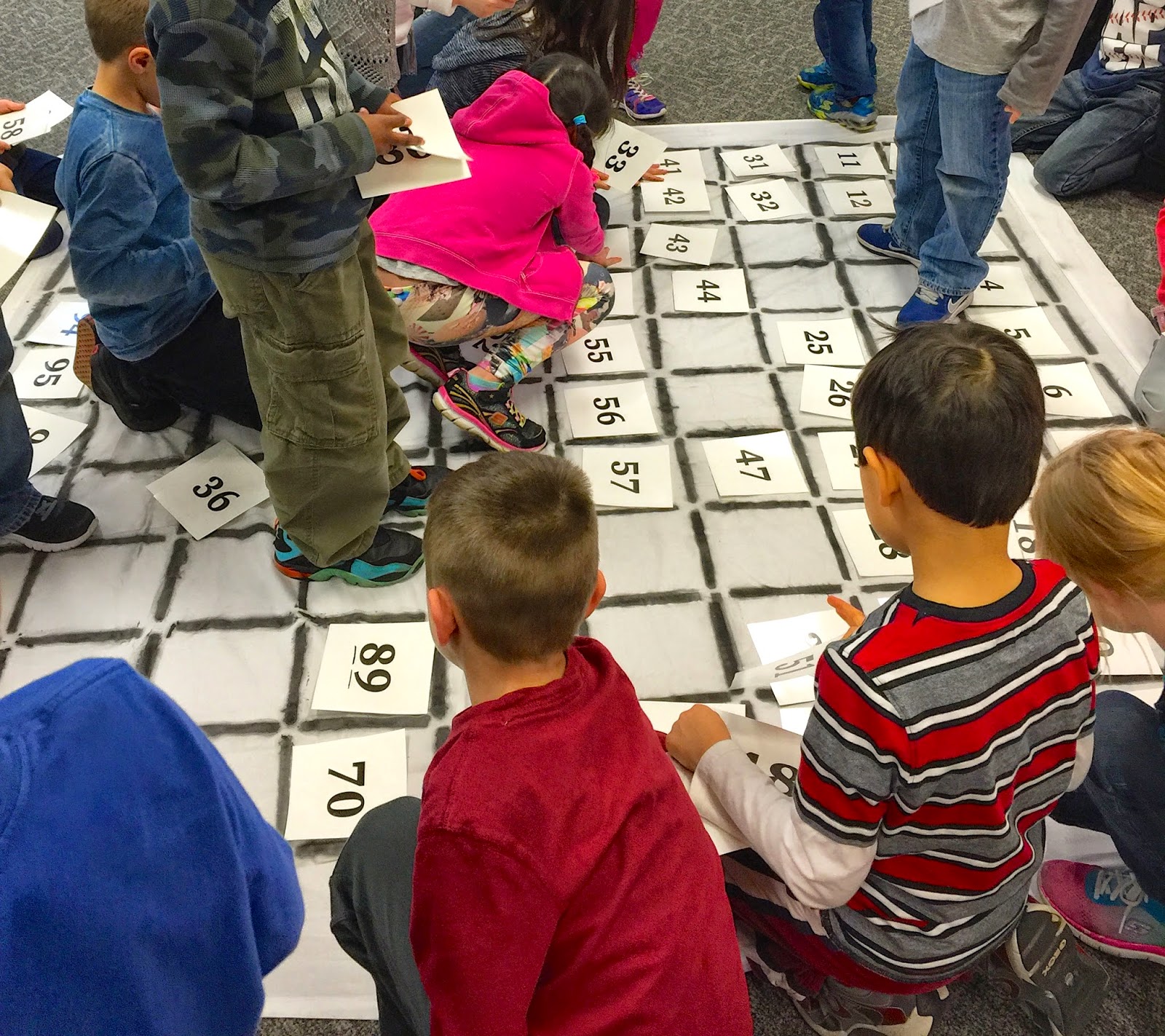 The Green Elementary Teacher: Making Math Engaging: The Learning Carpet