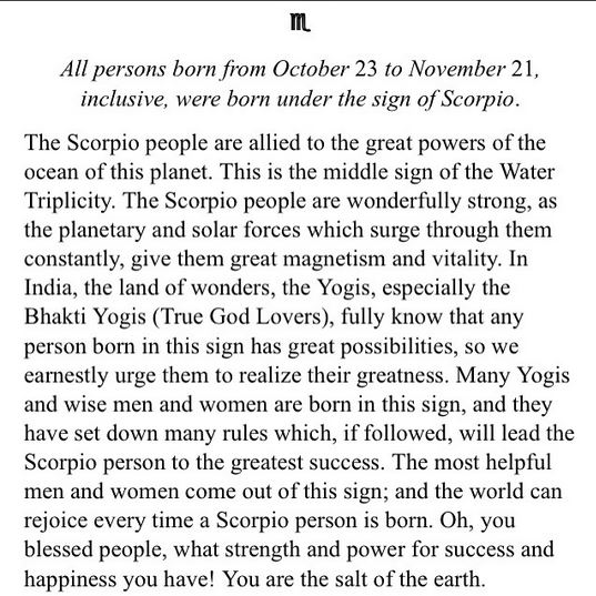 Scorpio persons Born October 23 November 21 Scorpio Quotes