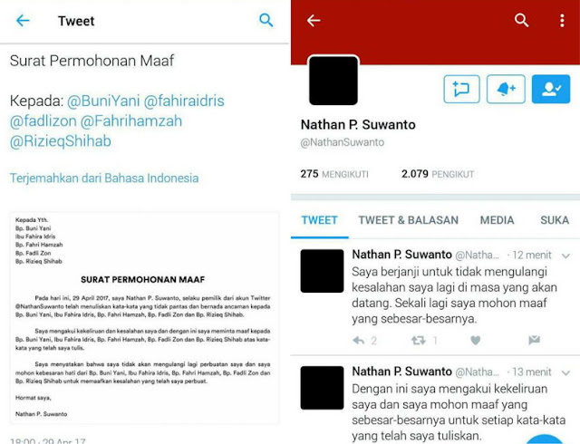 Setelah Ancam Bunuh Ulama dan Tokoh Nasional, dengan Mudahnya Nathan Minta Maaf