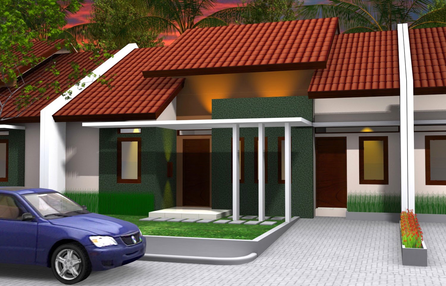 Pagar Rumah Minimalis 2022 Desain Rumah Minimalis Type 70 