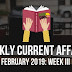 Weekly Current Affairs February 2019: Week III