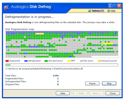 auslogics disk defrag old version