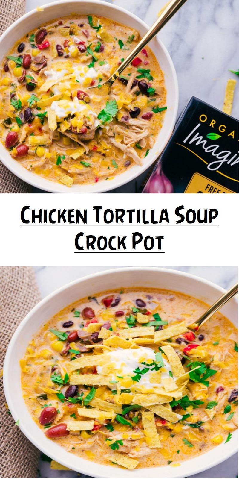 Crock Pot Chicken Tortilla Soup / Chicken Tortilla Soup Crock Pot - A ...