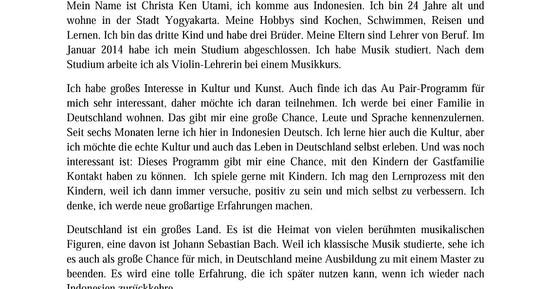 Contoh Surat Motivasi Letter