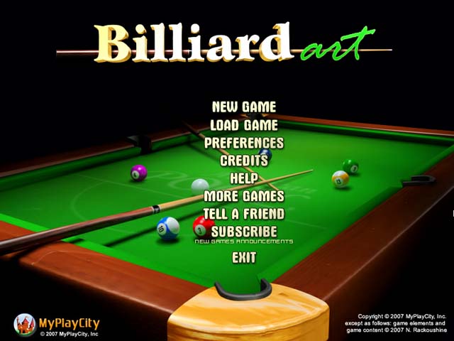 Download Games Billiard Art