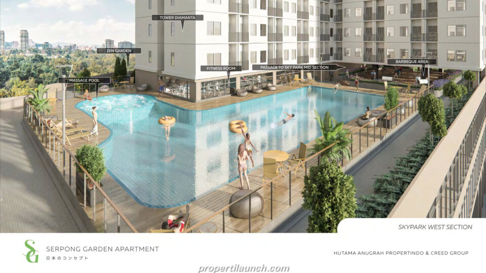 Swimming Pool Apartment Serpong Garden Swimming Pool Apartment Serpong Garden