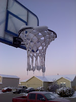 Basketball hoop, Keenesburg, Colorado