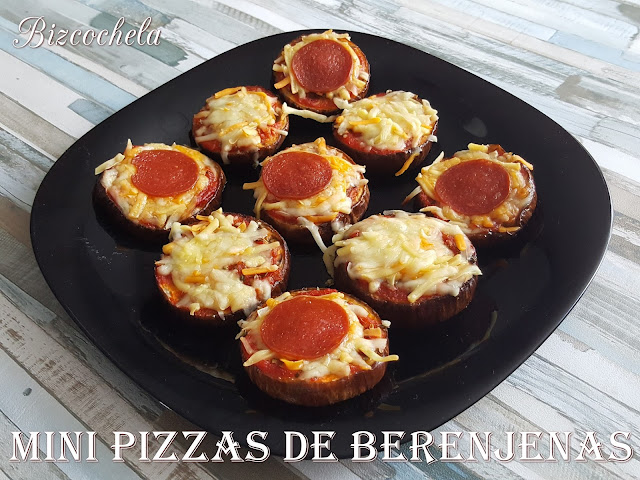 Mini Pizzas De Berenjenas

