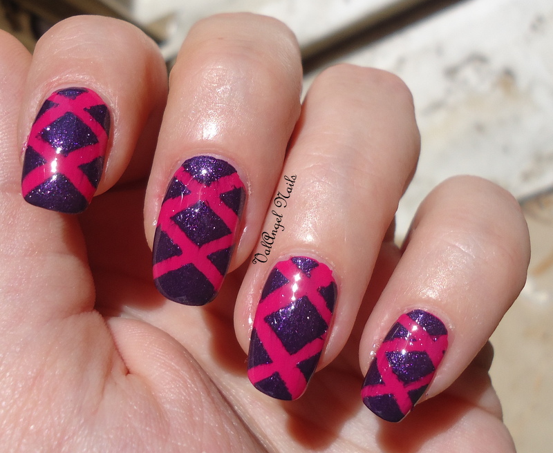 Nail Art with Scotch Tape Step by Step - wide 7