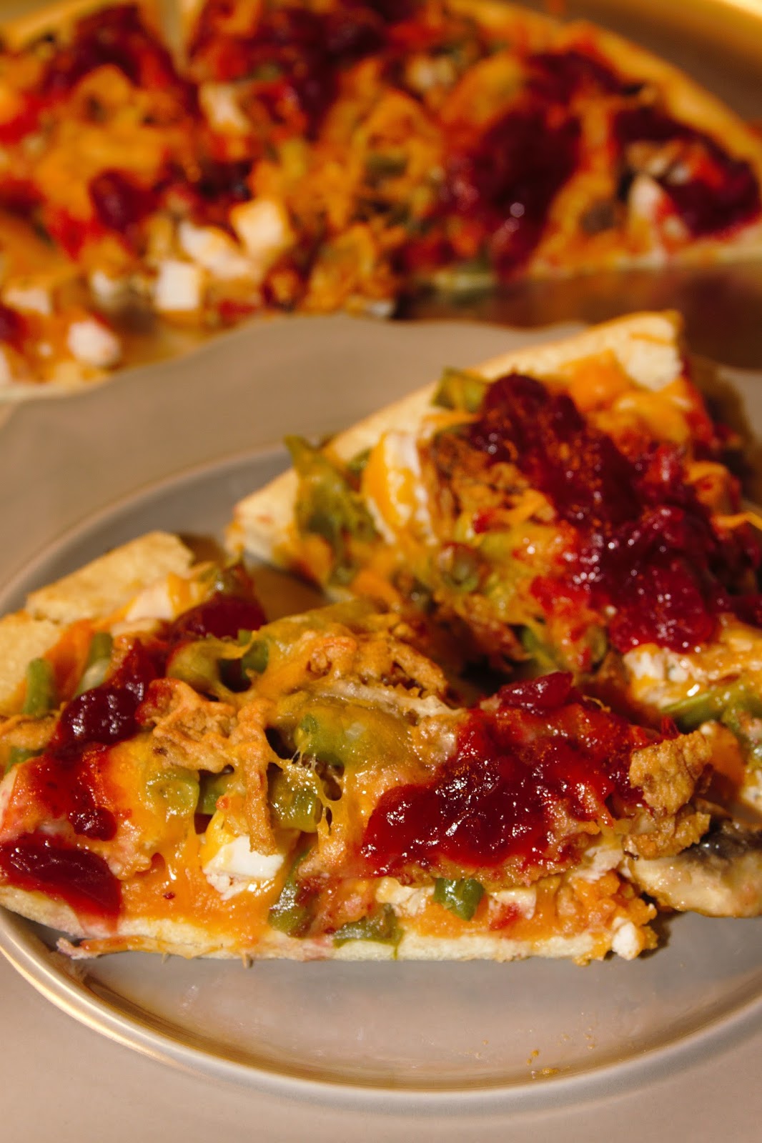 For the Love of Food: Thanksgiving Leftovers Pizza