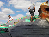 roof reslating job