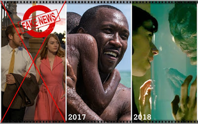 Vencedores do Oscar de Melhor Filme: anos 2017 e 2018