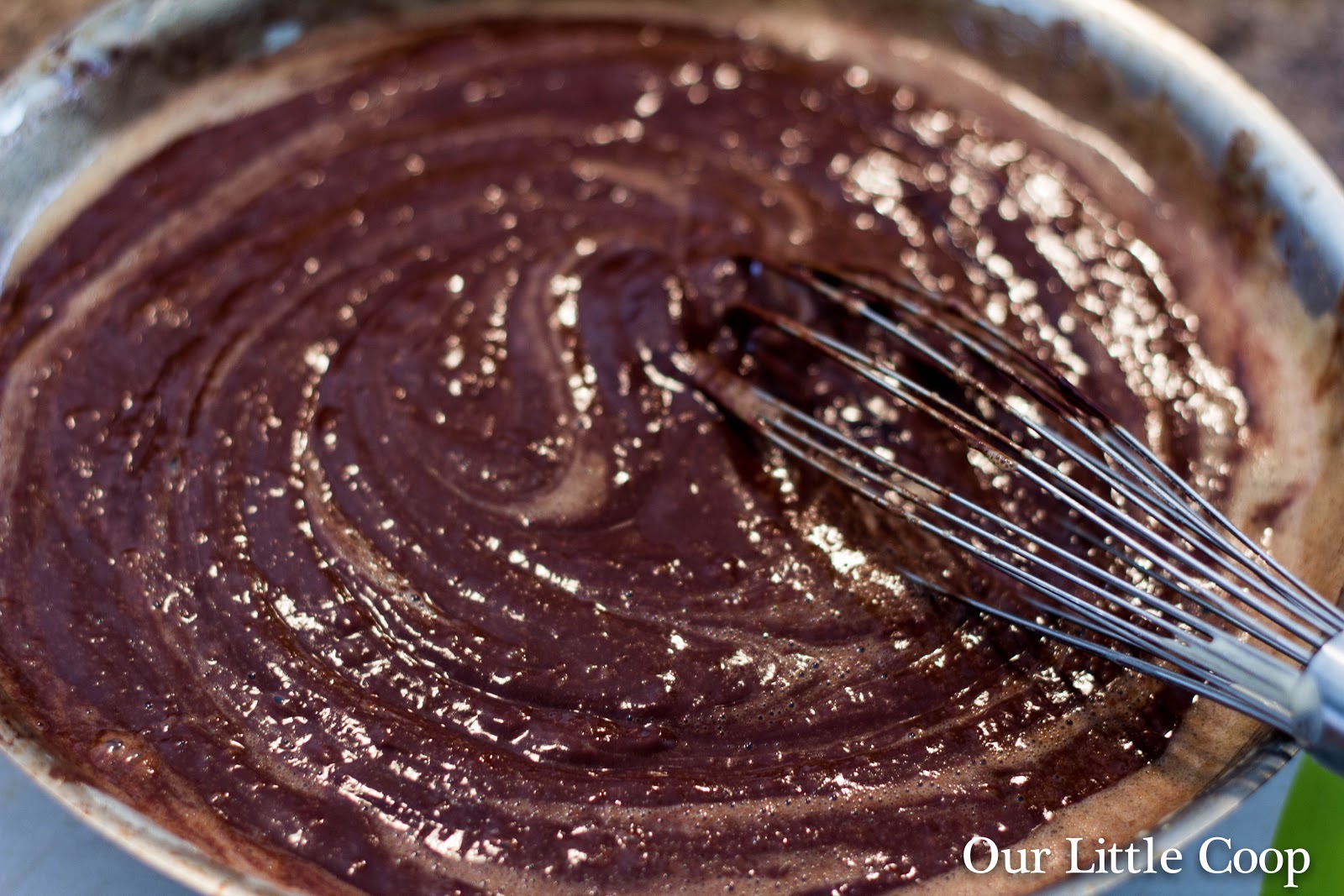 Our Little Coop Flourless Chocolate Cake With Chambord Glaze
