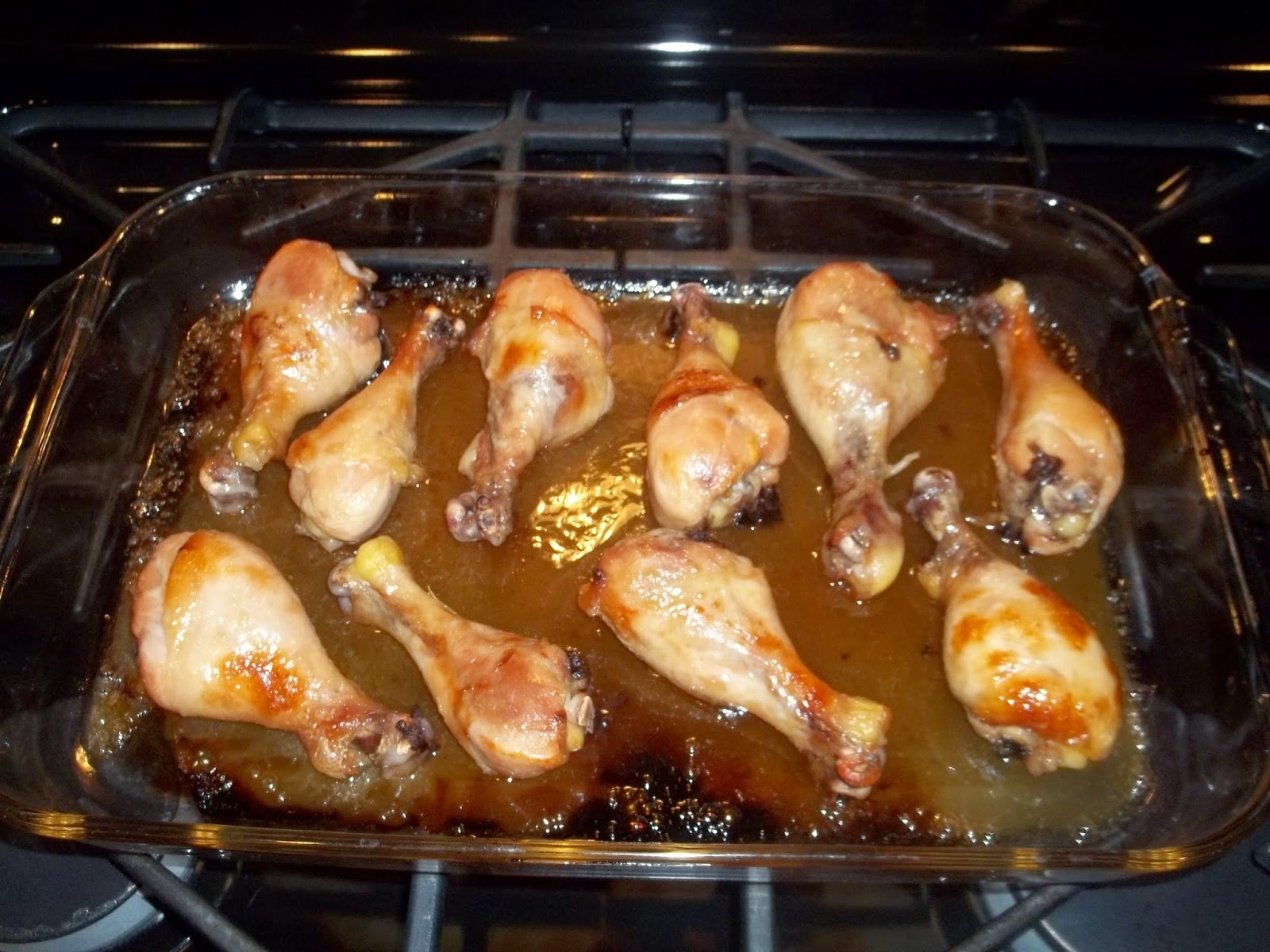 Gluten Free Momma Maple Glazed Chicken Legs