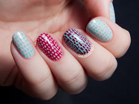 Simple scaled nail art tutorial by @chalkboardnails
