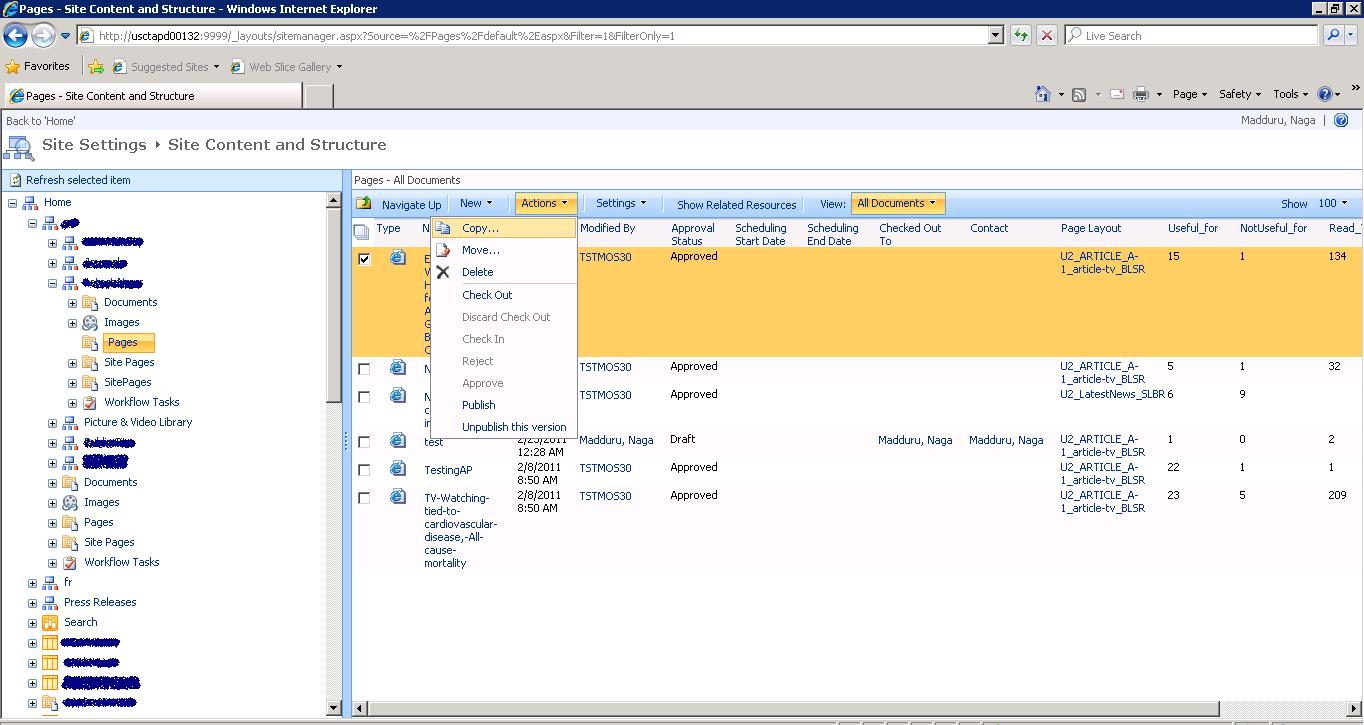 SharePoint Copy Data from One site to Another Site