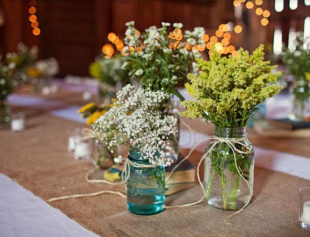 Centros de Mesa Económicos para Boda