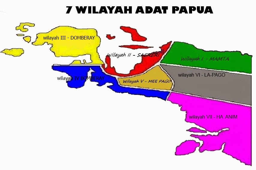 7 Wilayah  Adat Papua  Suara Kaido