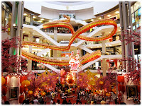 2012 CNY decorations: giant dragon at the atrium of Pavilion KL