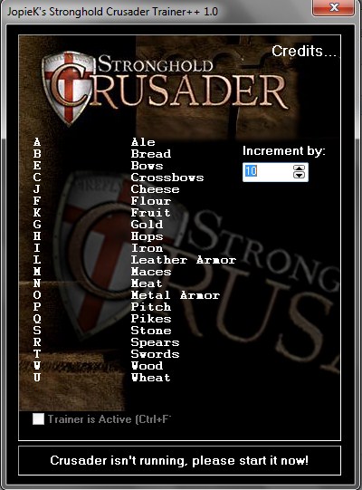 stronghold crusader 2 v1.021195 trainer