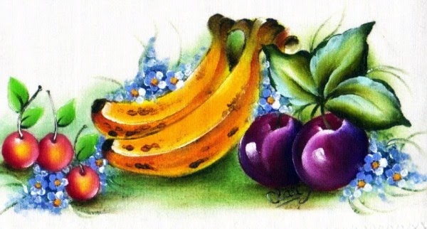 Como Pintar : Bananas ( Passo a Passo ) 