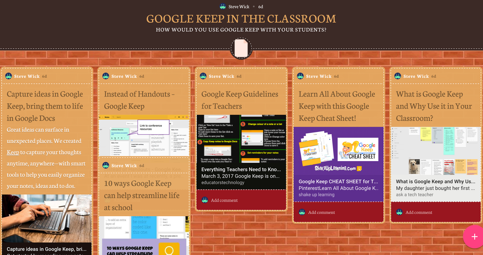 Know Your Why! Collaboration with Padlet and Google Plus