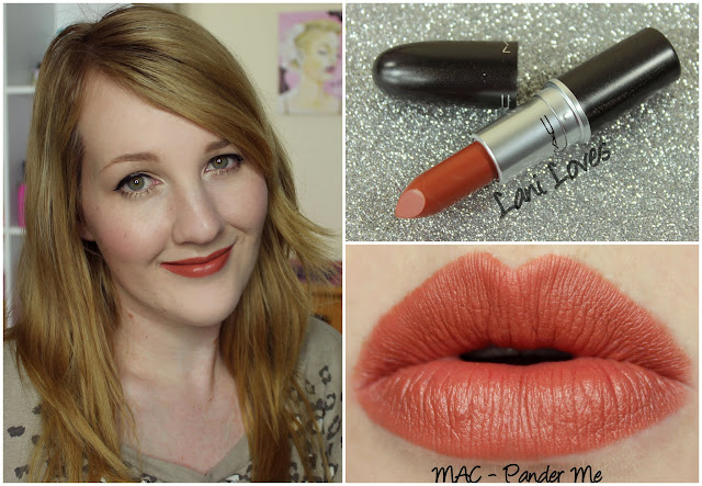 MAC Pander Me lipstick swatch MAC Pander Me lipstick swatch