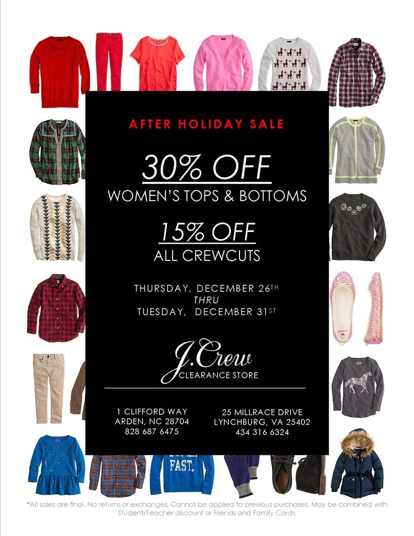 J.Crew Aficionada J.Crew Clearance Store After Holiday Sale!