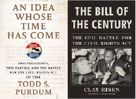 book covers for An Idea Whose Time Has Come and The Bill of the Century