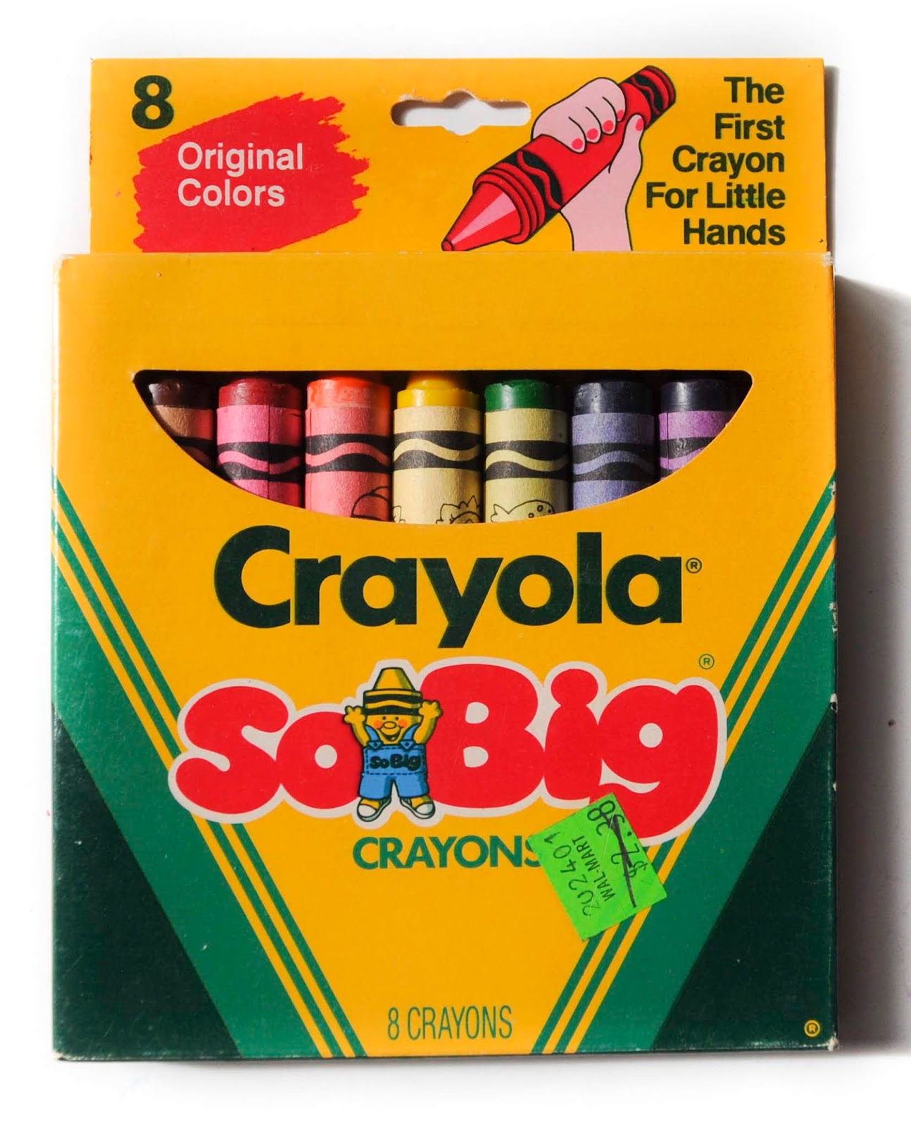 Crayola Crayons, Washable, Large, 8 crayons