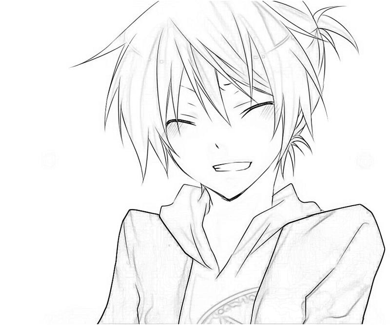 kagamine rin coloring pages - photo #43