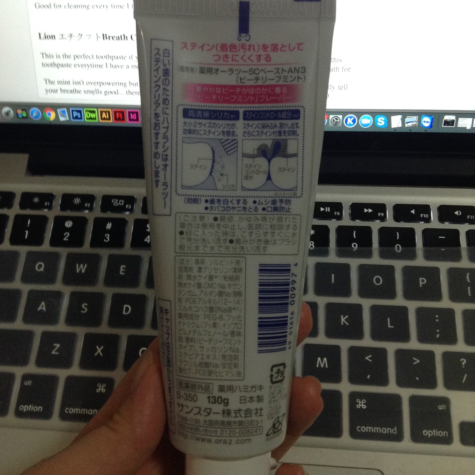 a simple moment My Japanese Toothpaste overview review