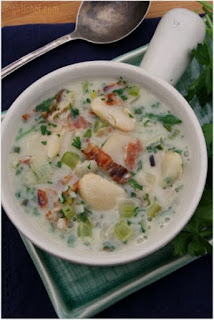 Bean, Bacon, and Parsley Soup