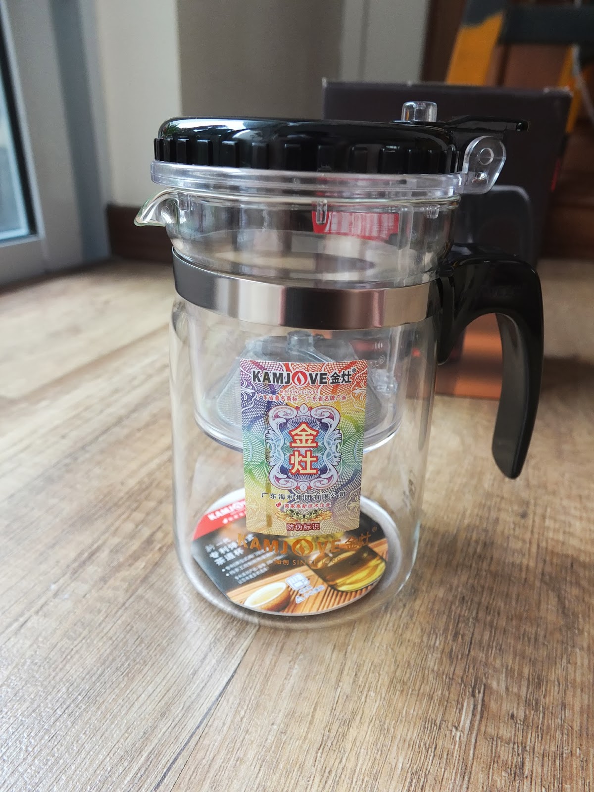 travelling teapot Kamjove Press Art Tea Cup 500ml