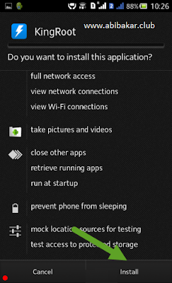 Install KingRoot Di Android Install KingRoot Di Android