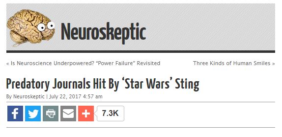 Predatory Journals Hit By Star Wars >> News In Proteomics Research 2 Interesting Studies On Journal Quality Predatory Journals Hit By Star Wars >> News In Proteomics Research 2 Interesting Studies On Journal Quality